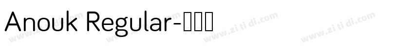 Anouk Regular字体转换